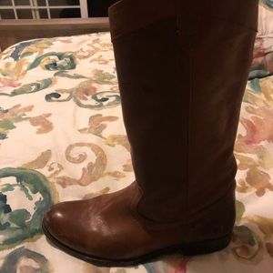 Frye Melissa Cognac Pull On Boot